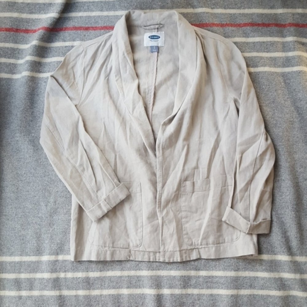 Old Navy Linen Blend Blazer
